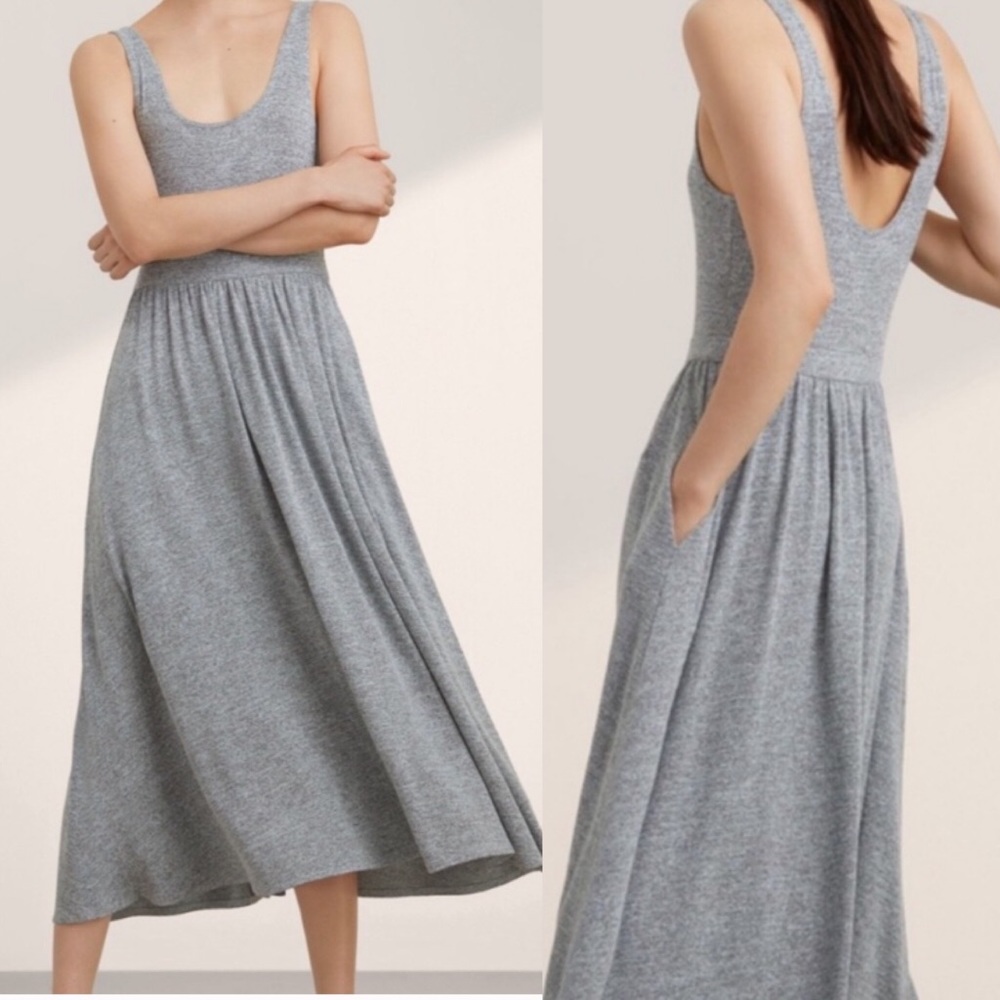 Aritzia Gray Maxi Dress